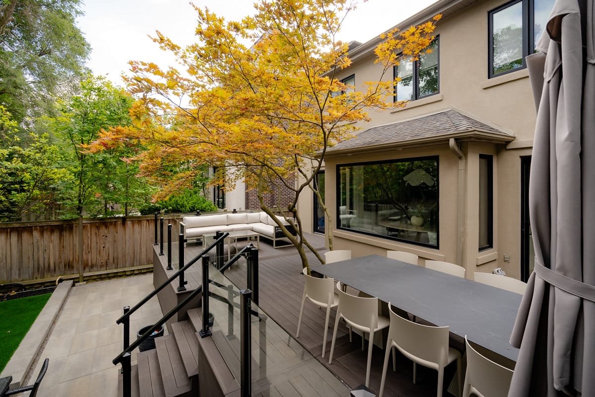 Glenayr Rd, Toronto, landscaping project featuring composite deck