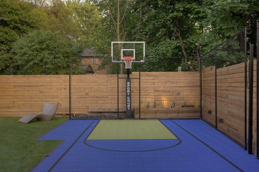 Abu Residence Landscaping Design Project; Featuring Sports Court