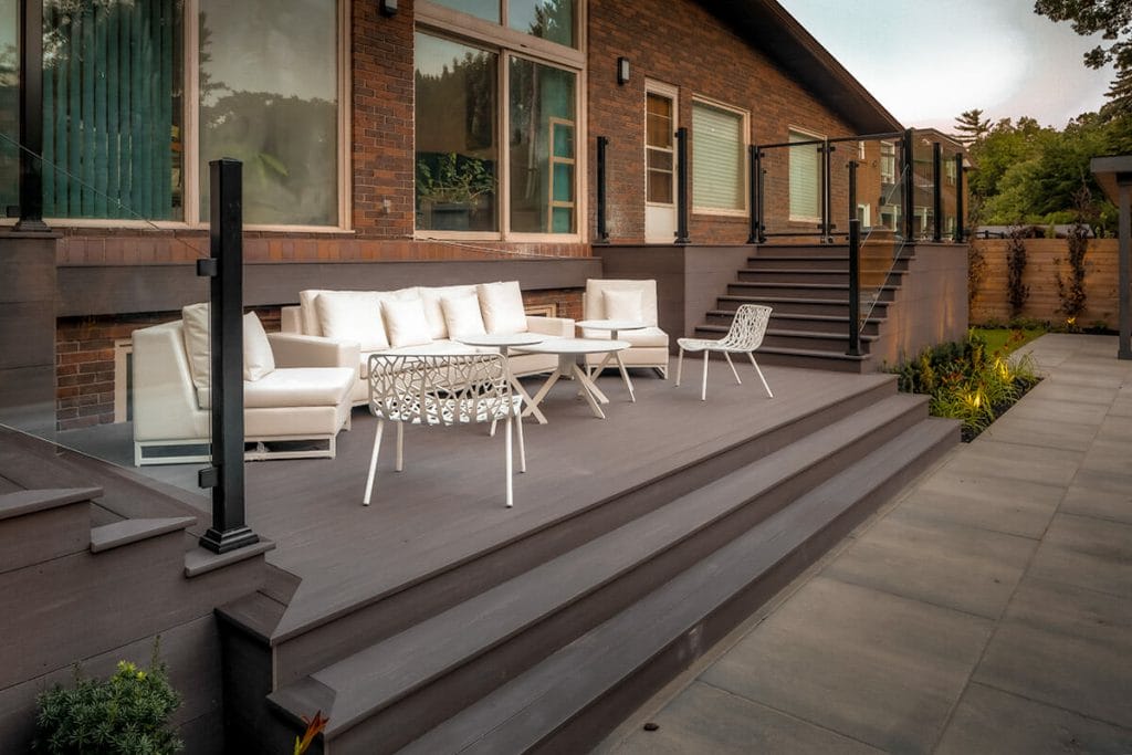PVC Decking Toronto, by Toronto Landscaping Contractors & Deck Builders; M.E. Contracting.