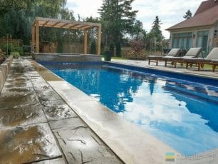 Pool, patio construction and pool side landscaping Project