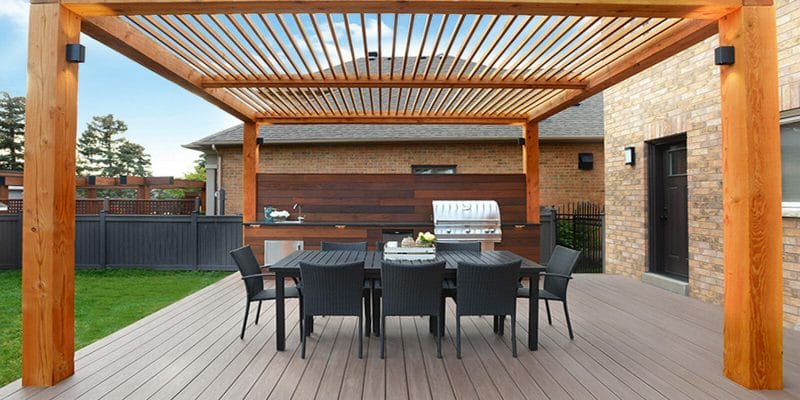 Deck Builders Toronto's Decking Project: Showcasing TimberTech Decks, Outdoor Kitchen, and Woodworking