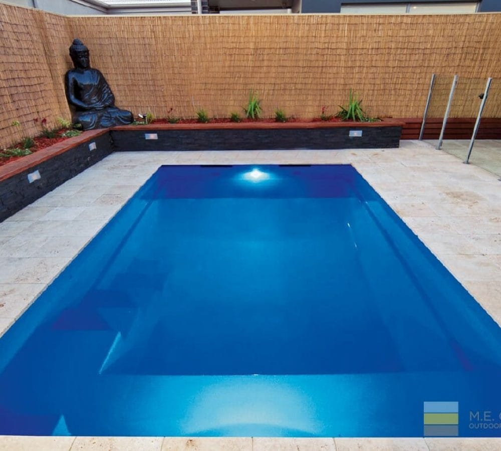 In Ground Fiberglass Pool design, The Precision