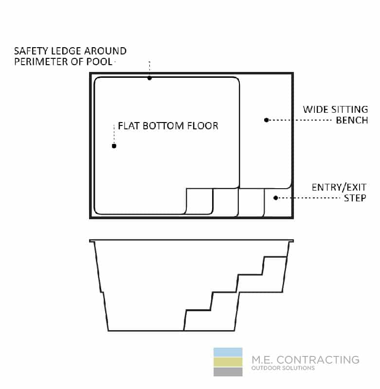 fiberglass pools construction-Fiji Plunge design